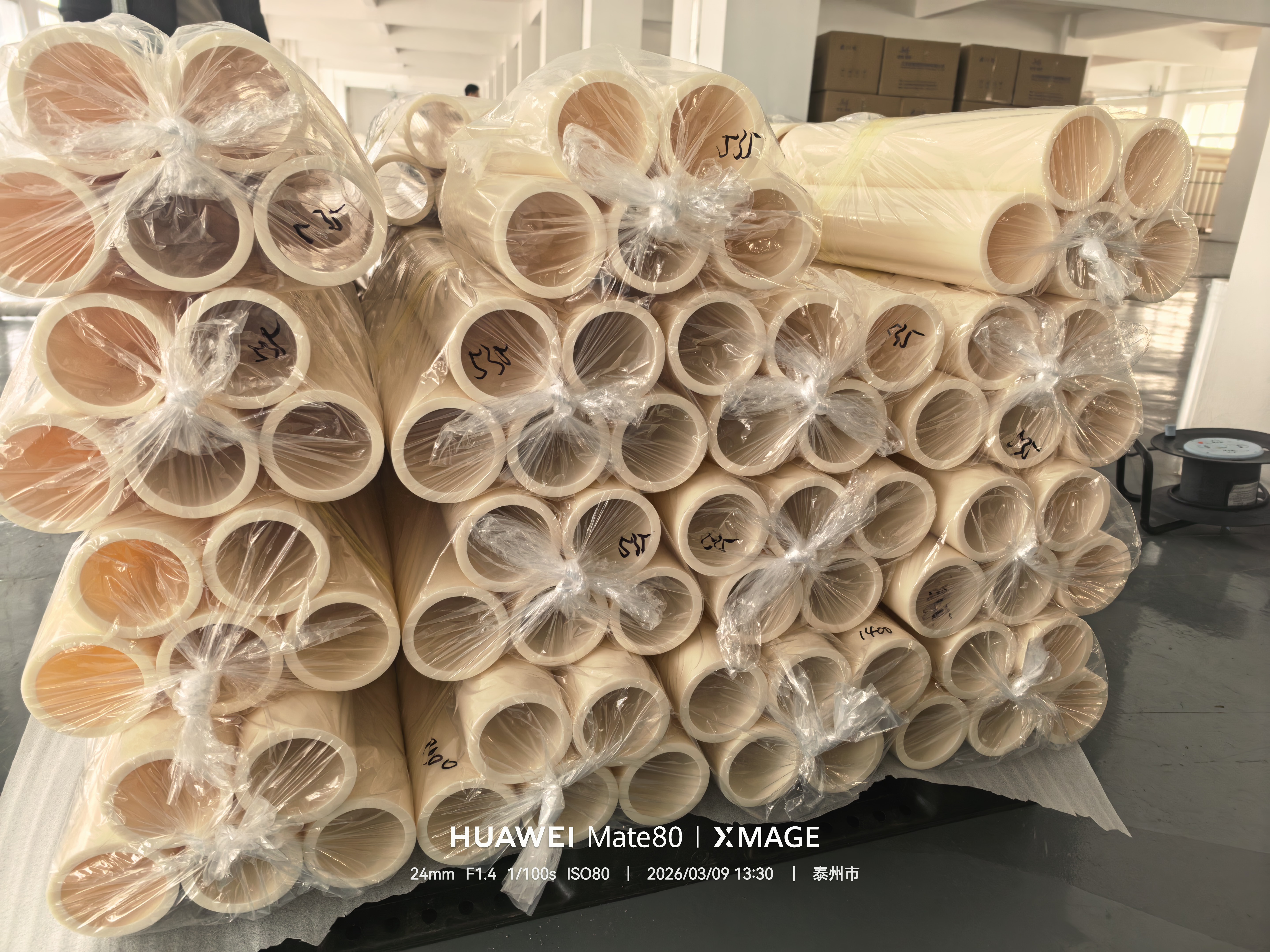 Hongkai Plastics cung cấp thành công lô ống lõi ABS hiệu suất cao đầu tiên cho Phật Sơn trong năm nay